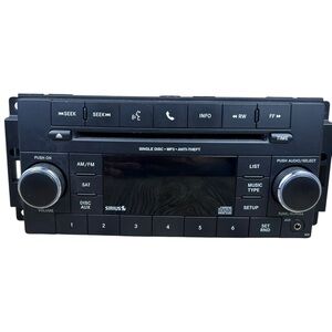 2013-2017 Chrysler Dodge Jeep  AM FM  CD mp3 Radio Receiver PART #  PO5091197AC